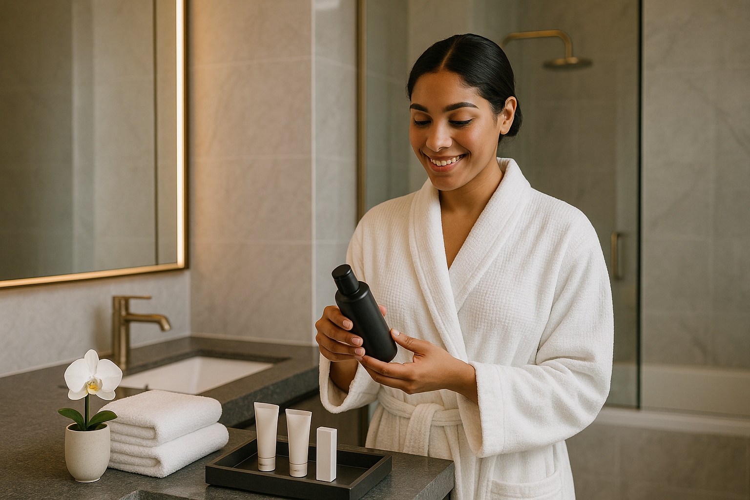 Image of Sierra Grove products including shampoo from Silver Lining Amenities supplier