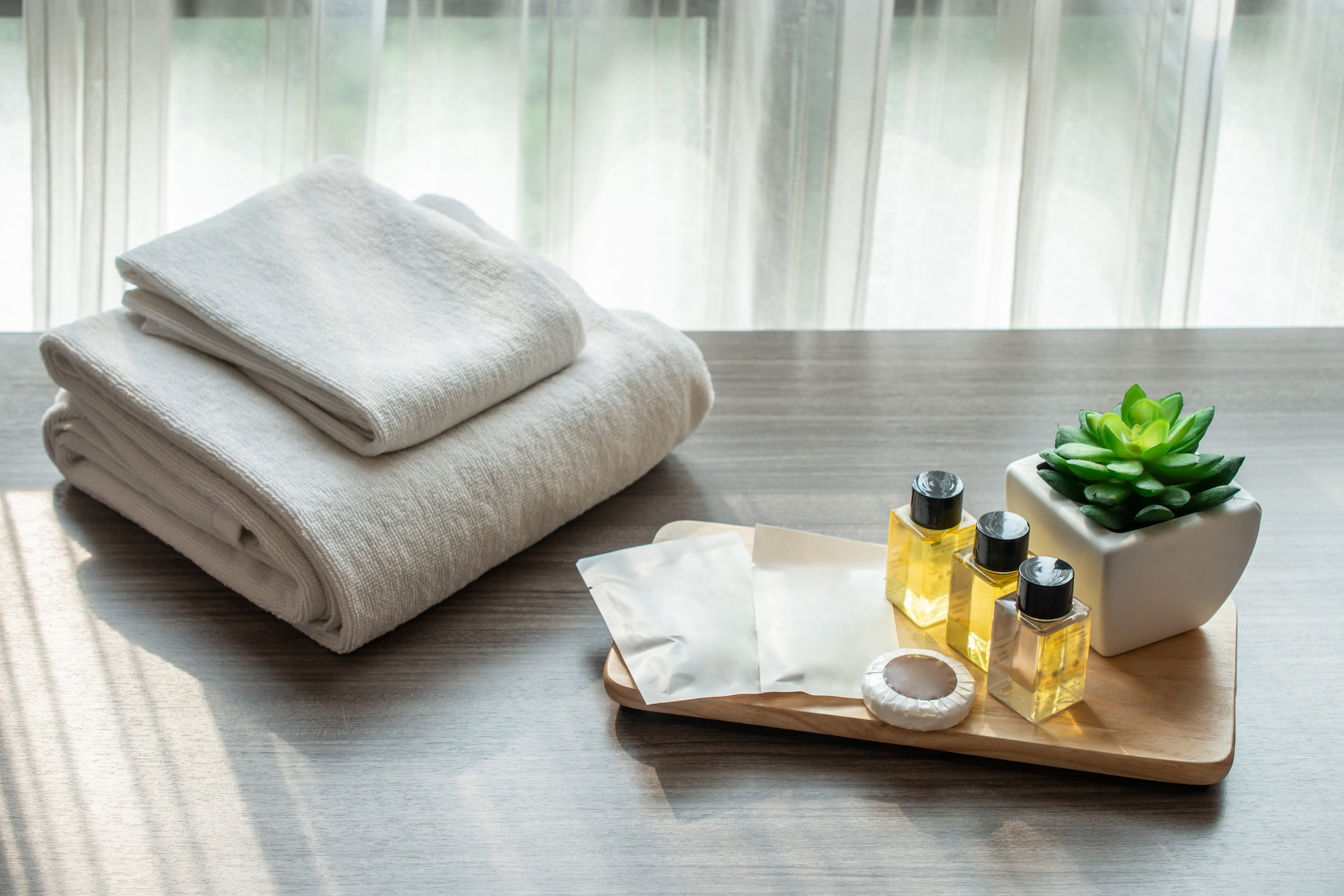 Image of hotel guests enjoying their quality amenities 